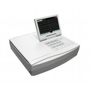 Electrocardiógrafo con interpretación Trismed 812AR con pantalla móvil y touch - Marca Trismed