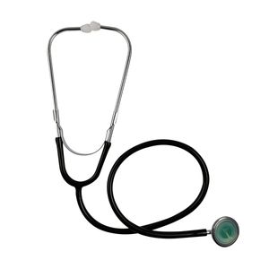 Estetoscopio Básico color Negro para Pediatría con Campana doble de acero inoxidable - Marca Checkatek