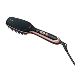 Cepillo ionico alisador anti frizz para el cabello con alisado instantáneo para más brillo HS60 Beurer®